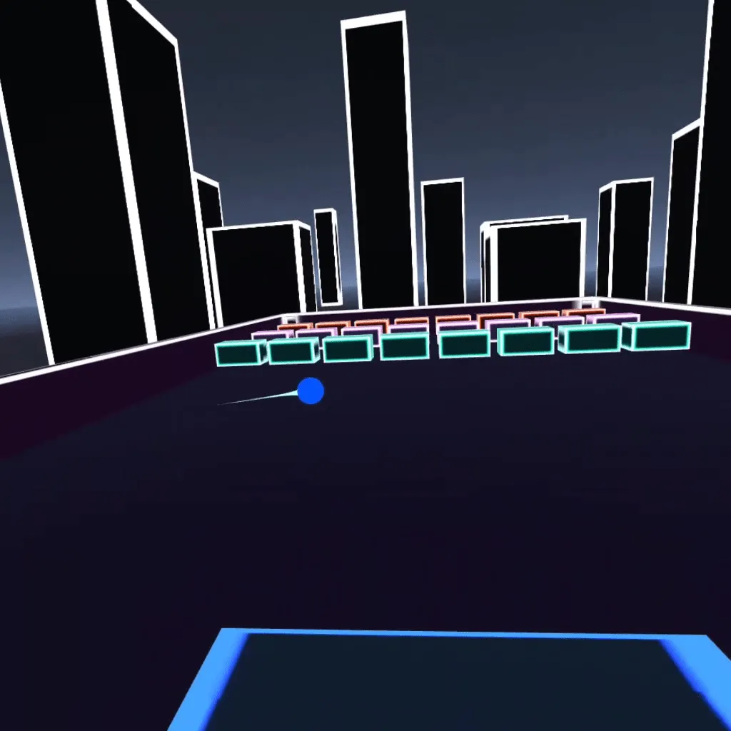 一人称ブロック崩し