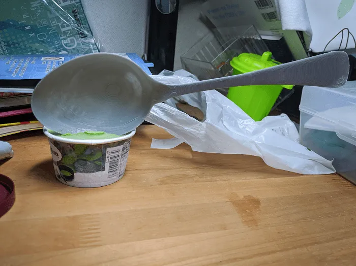 スプーン印刷した